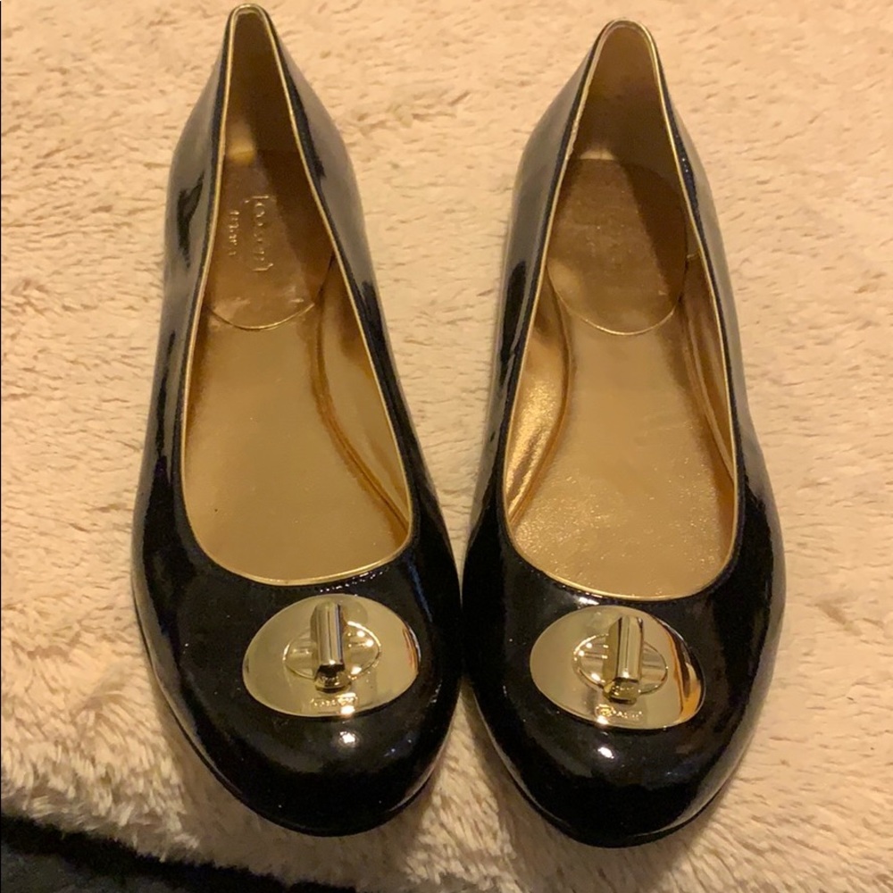 Coach flats- new never worn